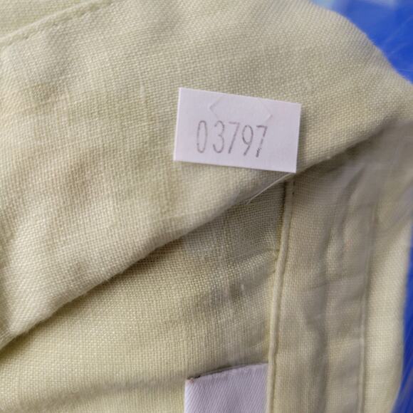 J. Jill Love Linen Button Front Top Womens Small Petite Tunic Yellow Sleeveless - Picture 11 of 11